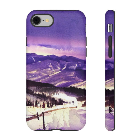 Vail Colorado at Christmas - Impact Resistant Phone Case iPhone 8 Matte